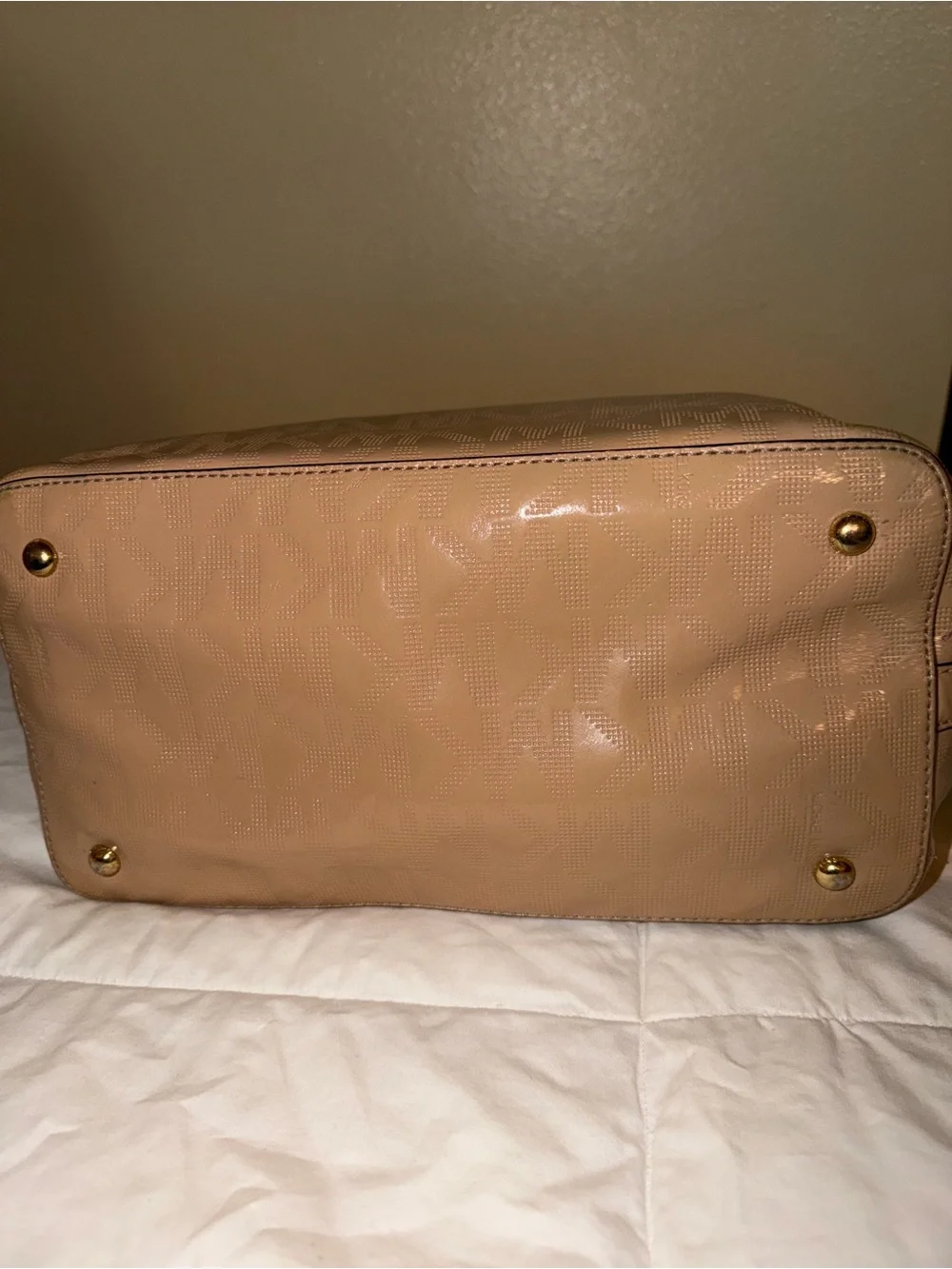 Michael Kors Beige/Tan Leather Tote